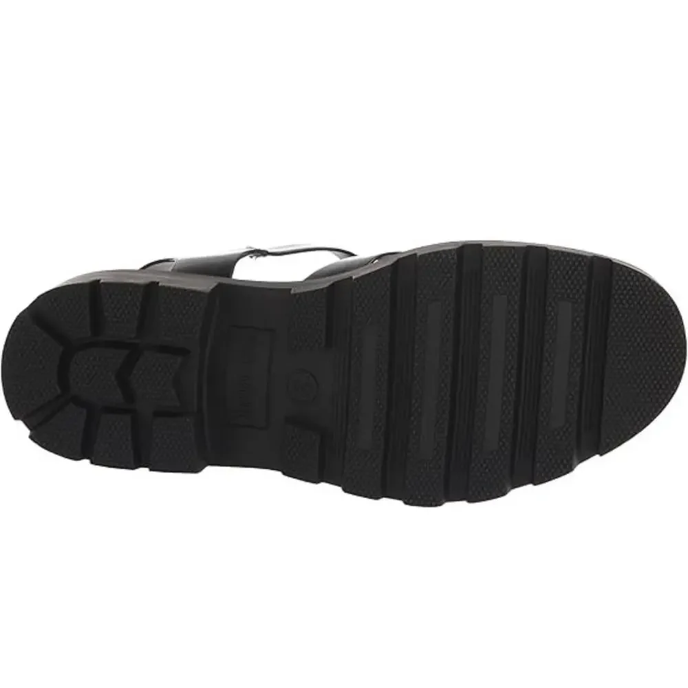Steve Madden Dory Sandals Girls US 5Y M Black Adjustable Strap Platform NCZ342